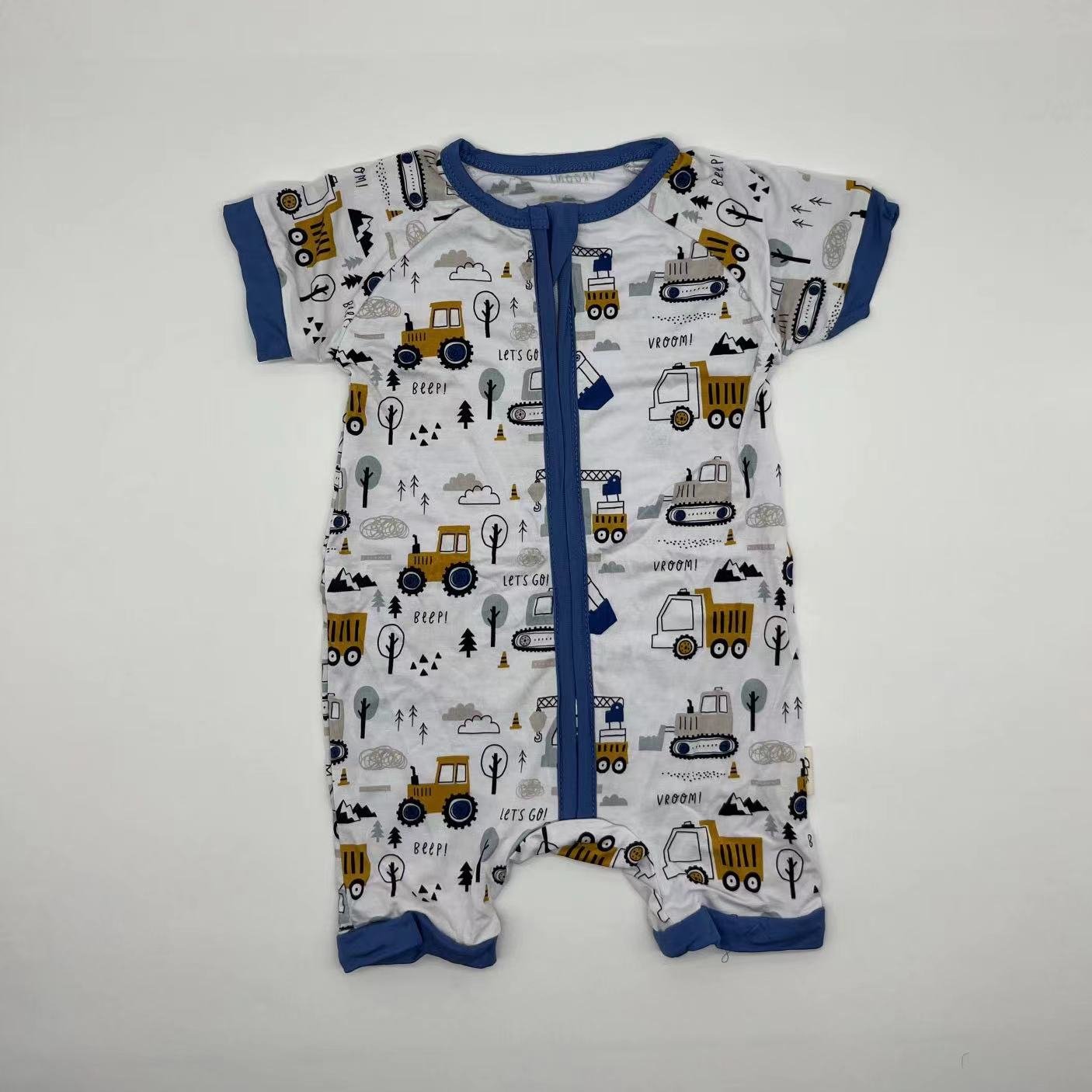 Hot sale baby bamboo 100% cotton cute pattern girls shorties baby clothes
