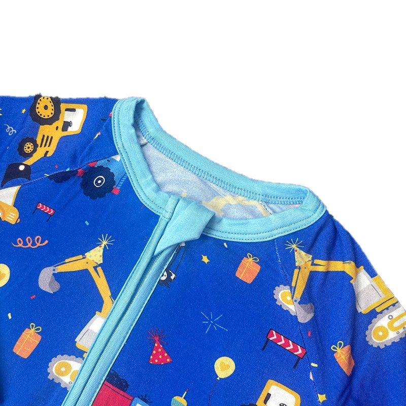 Little Class sleepie Custom print bamboo pajamas baby romper new born baby pajamas 2 way zipper onesie bamboo baby clothes