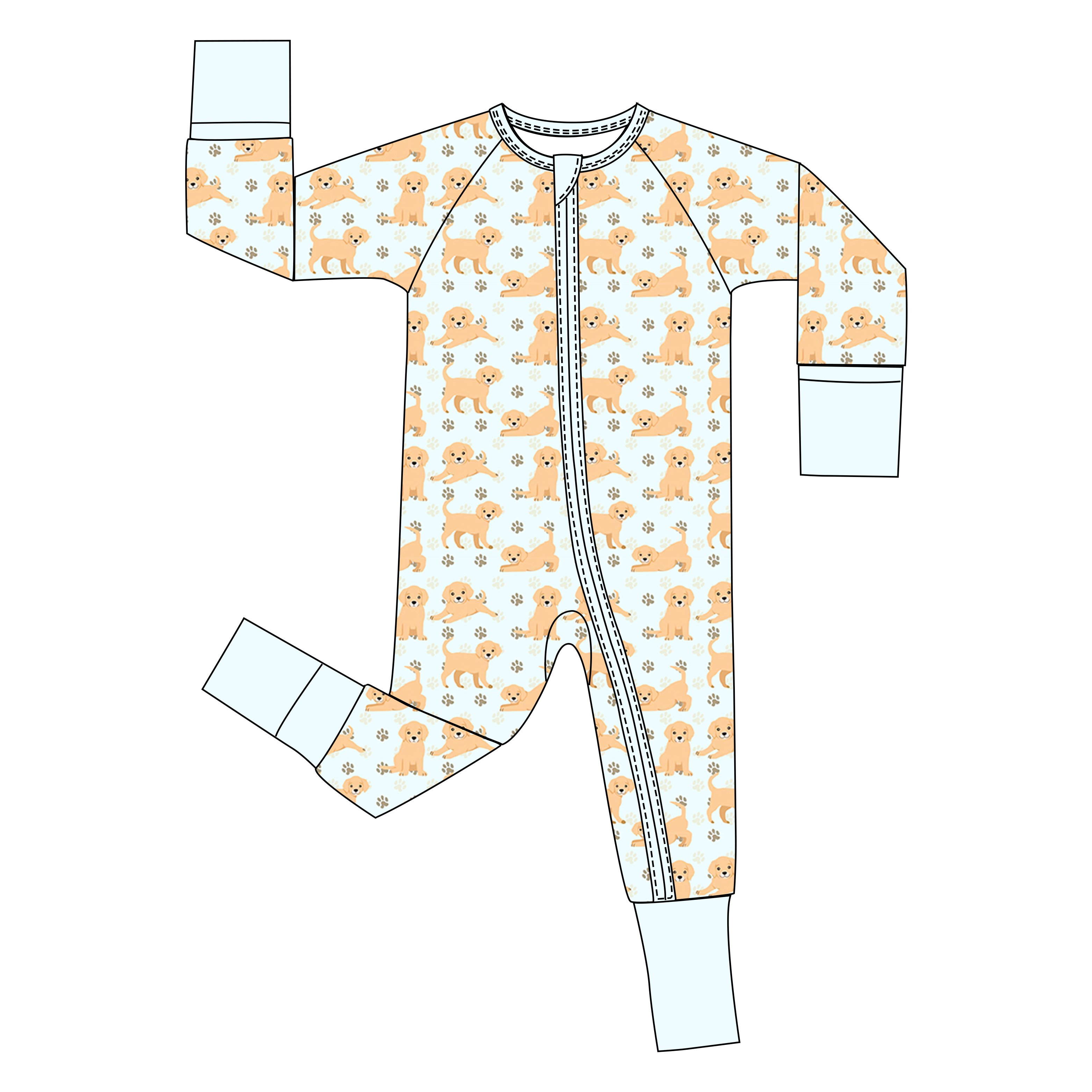 Bamboo Viscose Soft baby jumpsuit Pajamas Newborn Sleepers Boy Girl Clothes Printed custom Baby Rompers