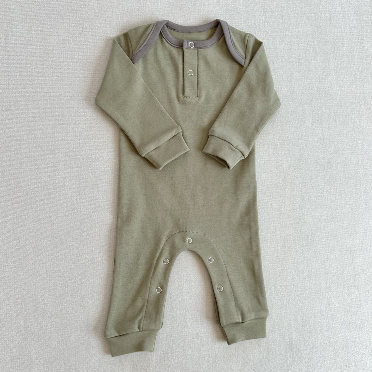 Autumn Newborn Infant Baby Boy Girl Clothing Romper Playsuit Overalls Cotton Ribbed Knitted Long Sleeve Jumpsuit Clothes