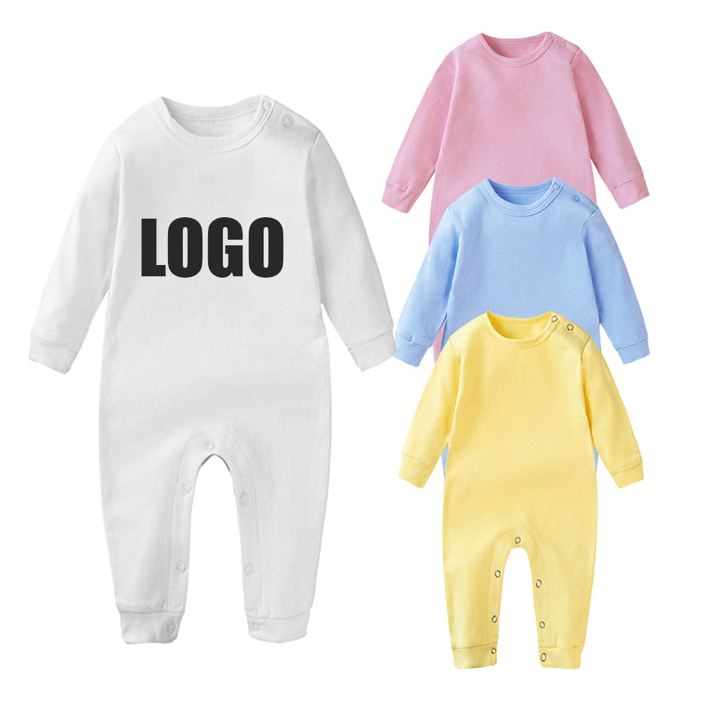 Wholesale Baby Girls Clothes Bodysuit For Newborns Short Sleeve Baby Onesie 100% Combed Cotton Baby Rompers