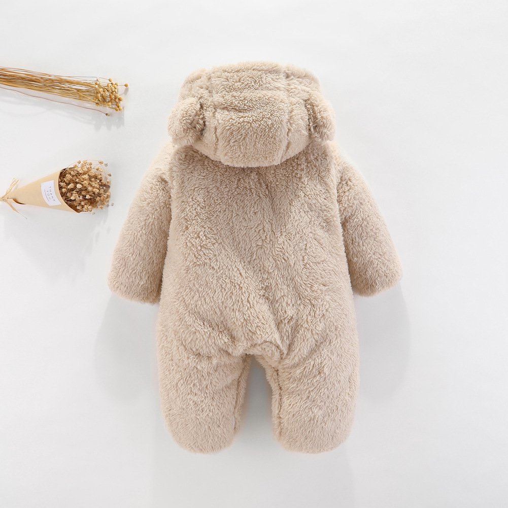 Thickening Baby Jumpsuit for Winter Comfortable Warm Baby Clothes Jumpsuit High Quality Baby Onesie Full Pure Cotton Knitted