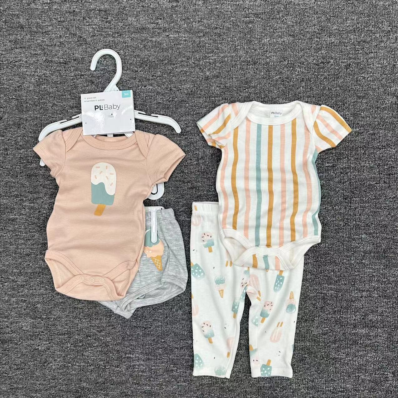 Wholesale Custom Manufacturer Infant Baby Newborn Baby Rompers /Toddlers 100% Ultra Soft Body Suit