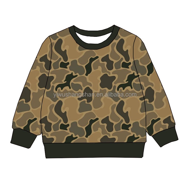 Wholesale Christmas Pattern Toddler Baby Romper Long Sleeve French Terry Fabric Kids Baby Sweatshirt Leotard