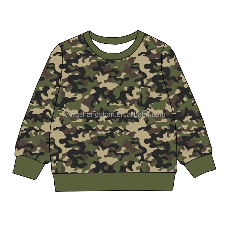 Wholesale Christmas Pattern Toddler Baby Romper Long Sleeve French Terry Fabric Kids Baby Sweatshirt Leotard