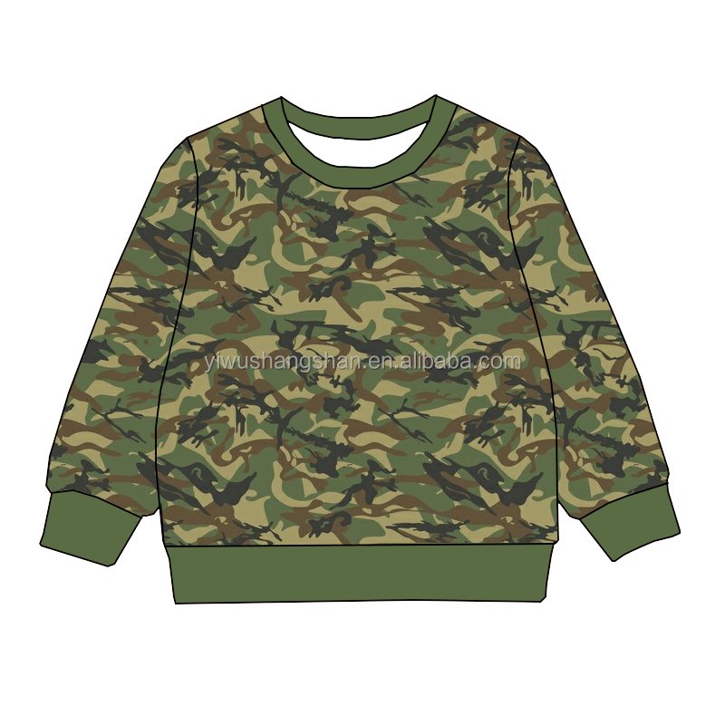 Wholesale Christmas Pattern Toddler Baby Romper Long Sleeve French Terry Fabric Kids Baby Sweatshirt Leotard