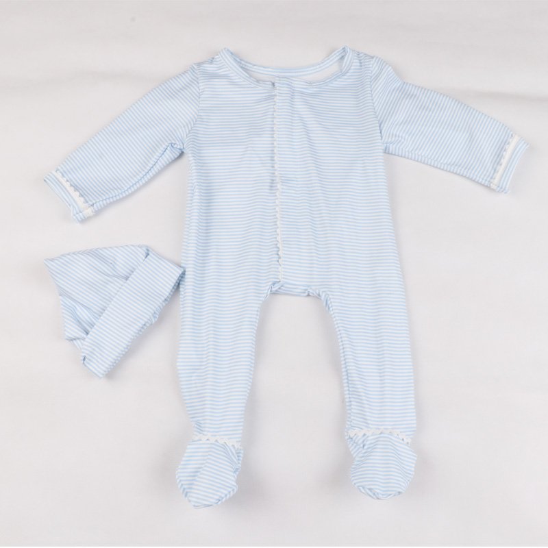 Autumn Infant Casual knit Cotton Warm Jumpsuit Baby Clothes Wholesale Toddler Romper With Foot For Girls Baby Rompers