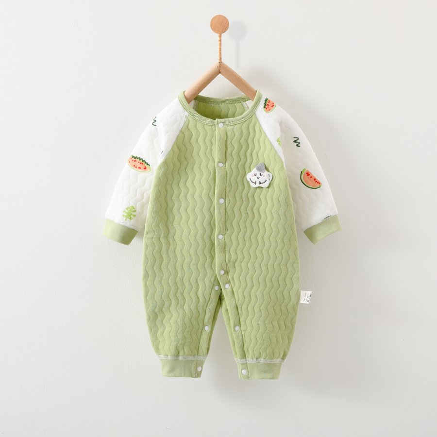 Baby rompers 3-6 month Spring and autumn warm cotton underwear baby girl rompers baby rompers 100 cotton
