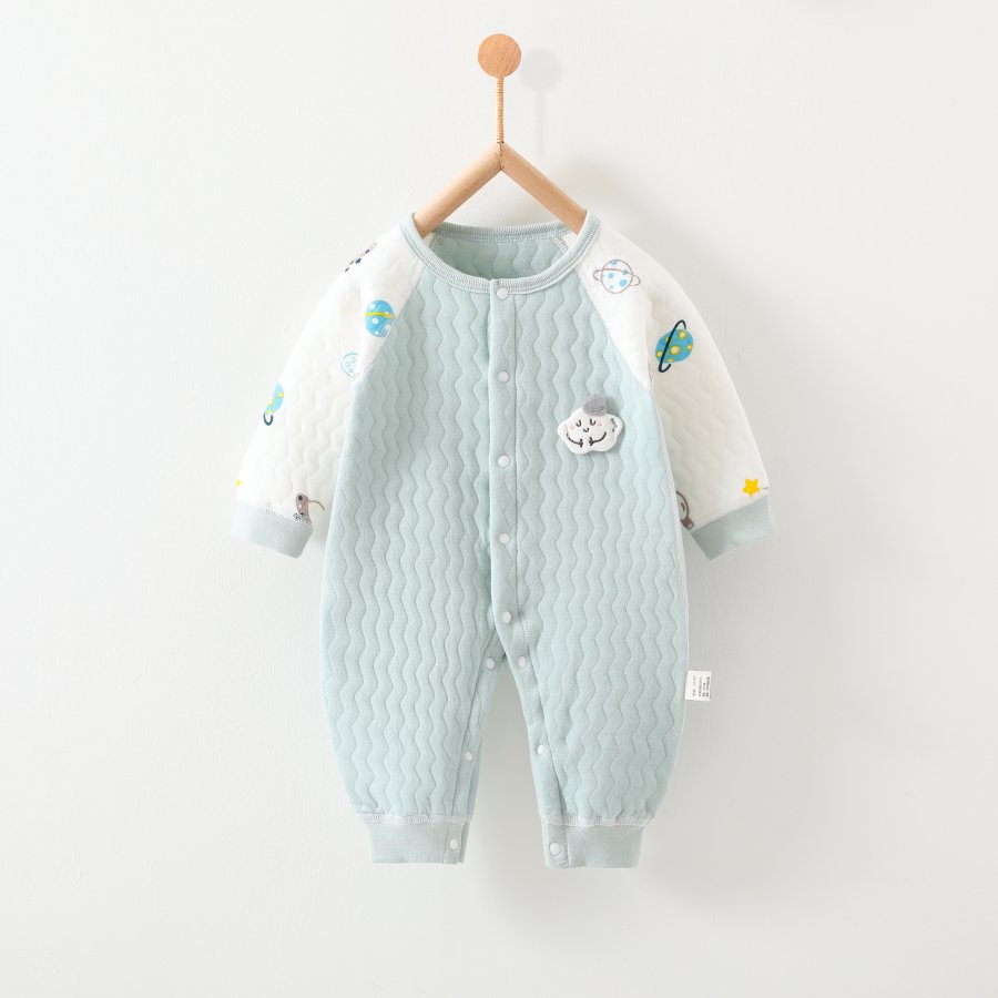 Baby rompers 3-6 month Spring and autumn warm cotton underwear baby girl rompers baby rompers 100 cotton