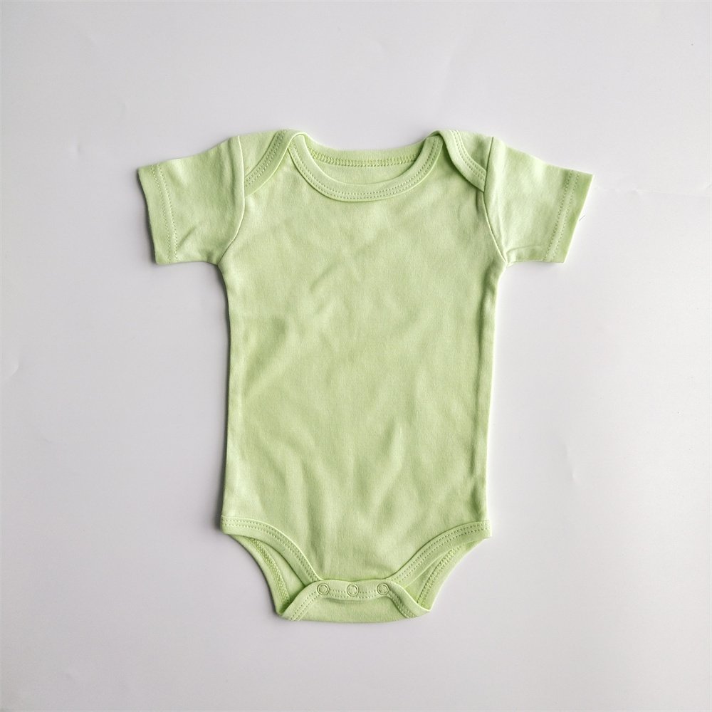 Factory 100% cotton Blank White New Born baby clothes rompers short/long sleeve baby onesie Custom print baby romper