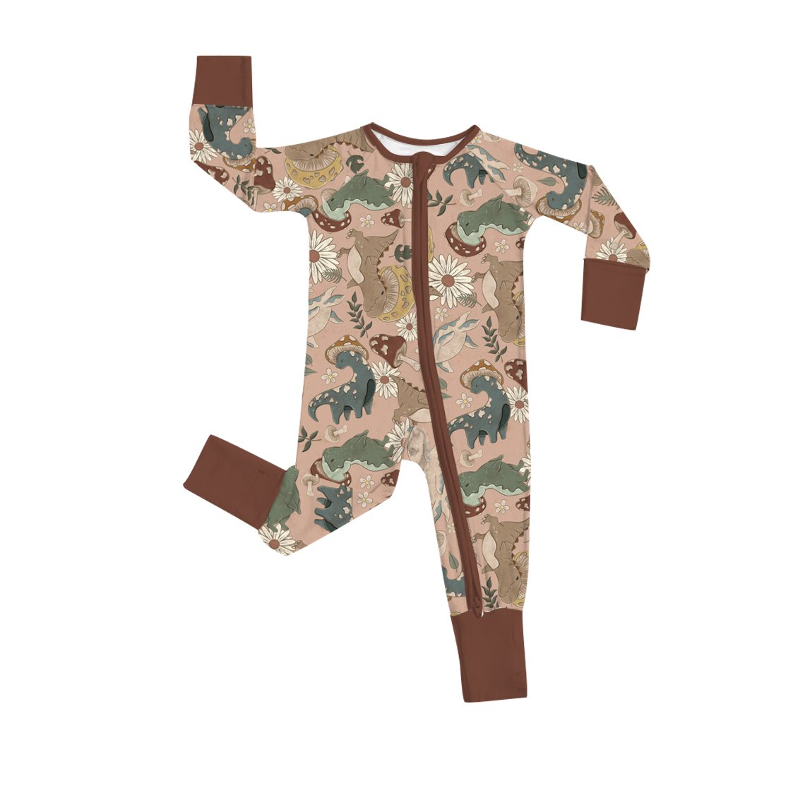 New Born Dinosaur Butterfly Baby Rompers Baby Girl Clothes Toddler Pajamas Print Bamboo Baby Clothes