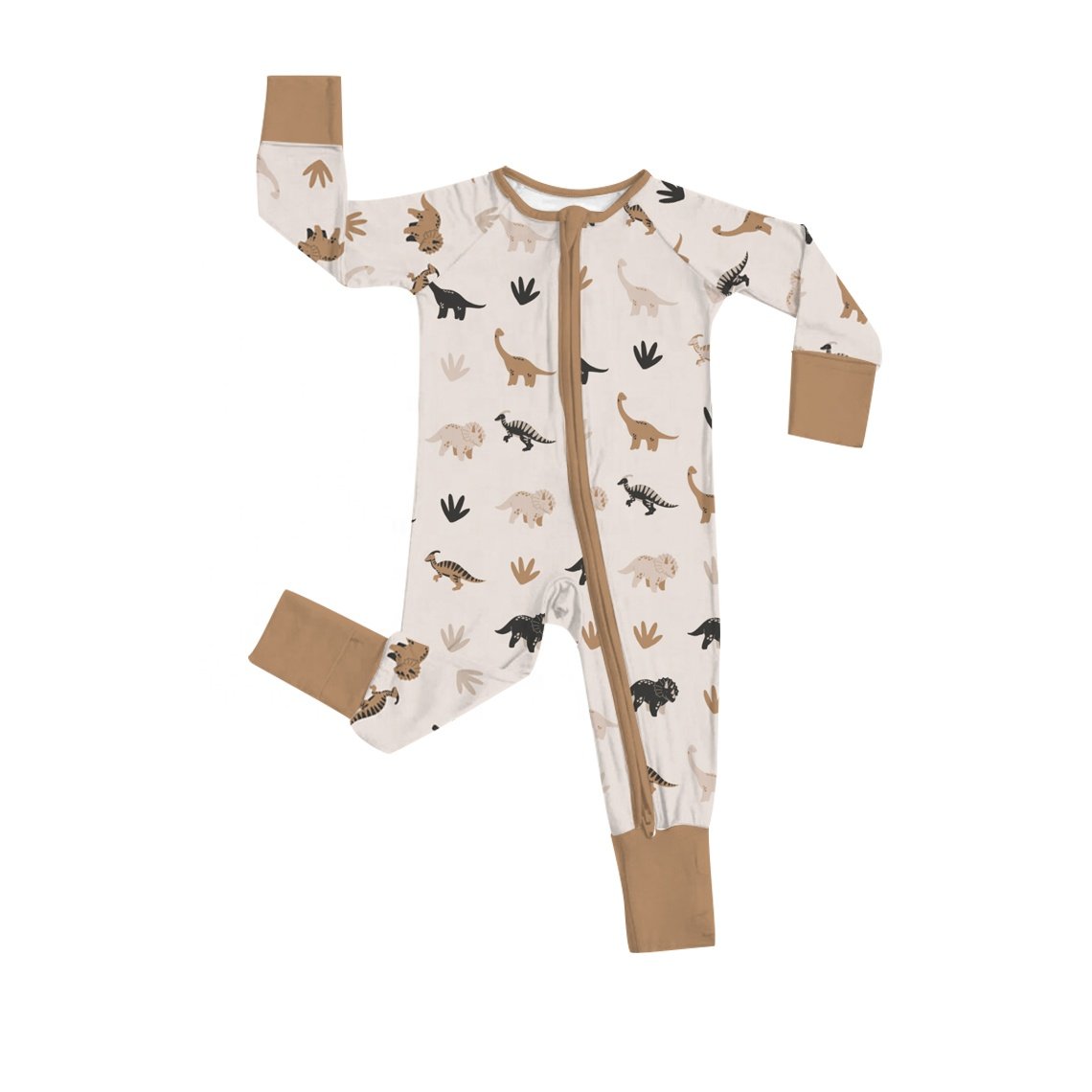 New Born Dinosaur Butterfly Baby Rompers Baby Girl Clothes Toddler Pajamas Print Bamboo Baby Clothes