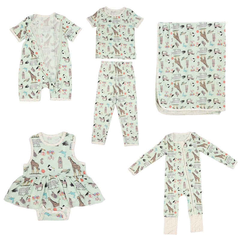 Organic cotton baby sleepwear gift set eco friendly baby clothes gift set sustainable newborn clothes gift set baby clothes