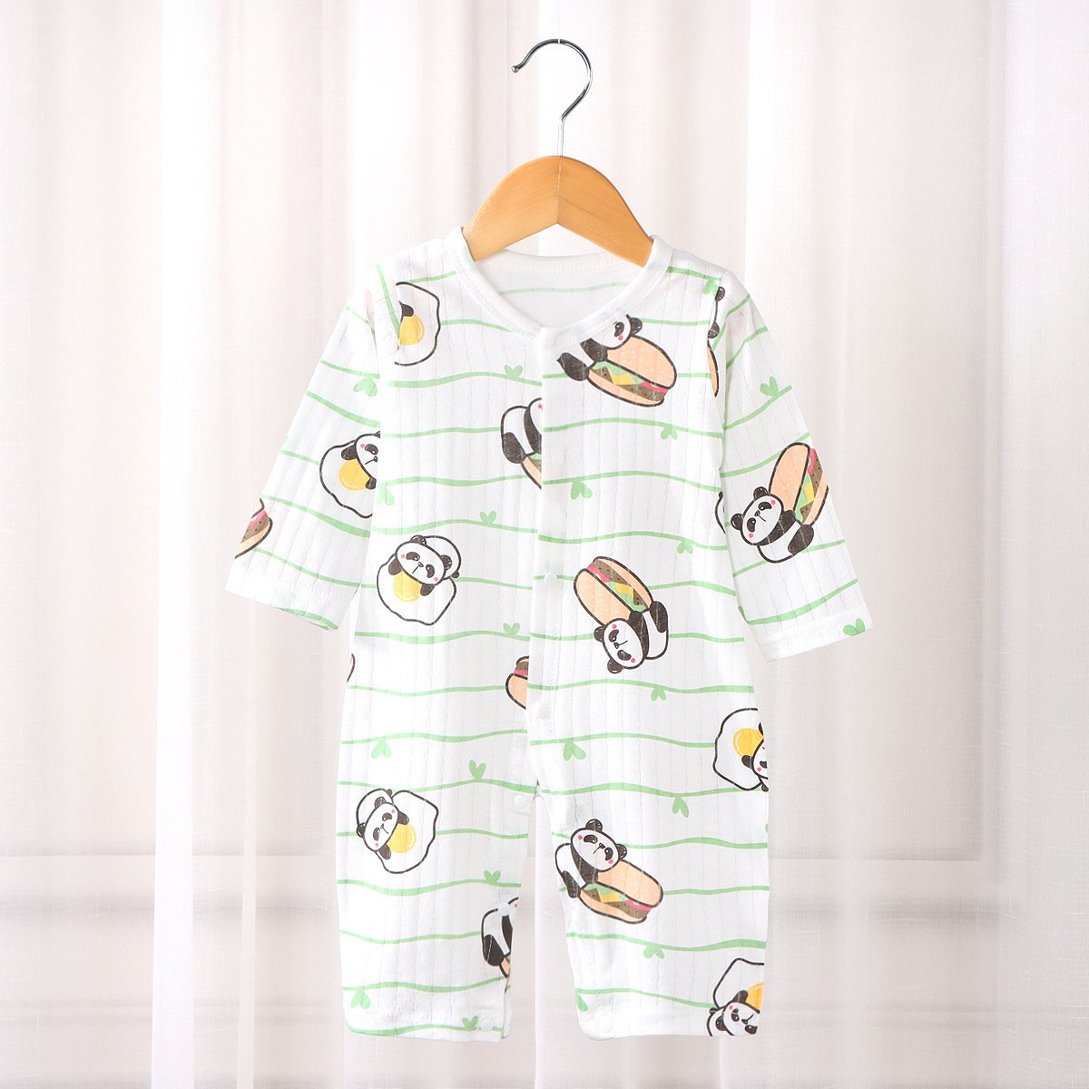 summer fruit print baby romper Cotton Newborn Casual Short Sleeve Jumpsuit children's jumpsuit romper