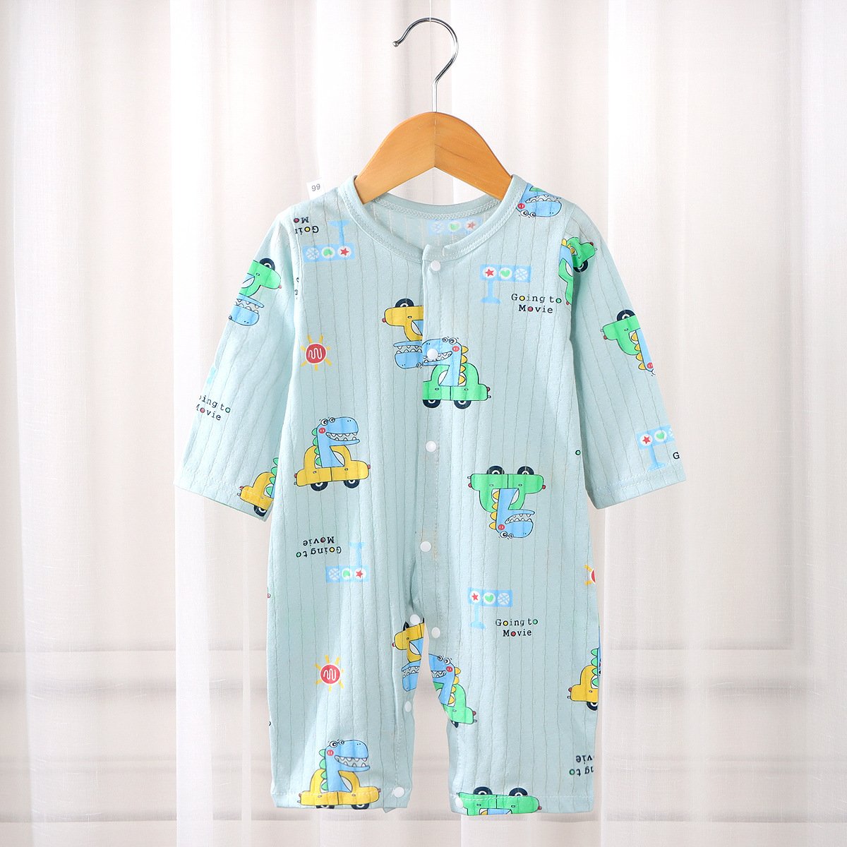 summer fruit print baby romper Cotton Newborn Casual Short Sleeve Jumpsuit children's jumpsuit romper