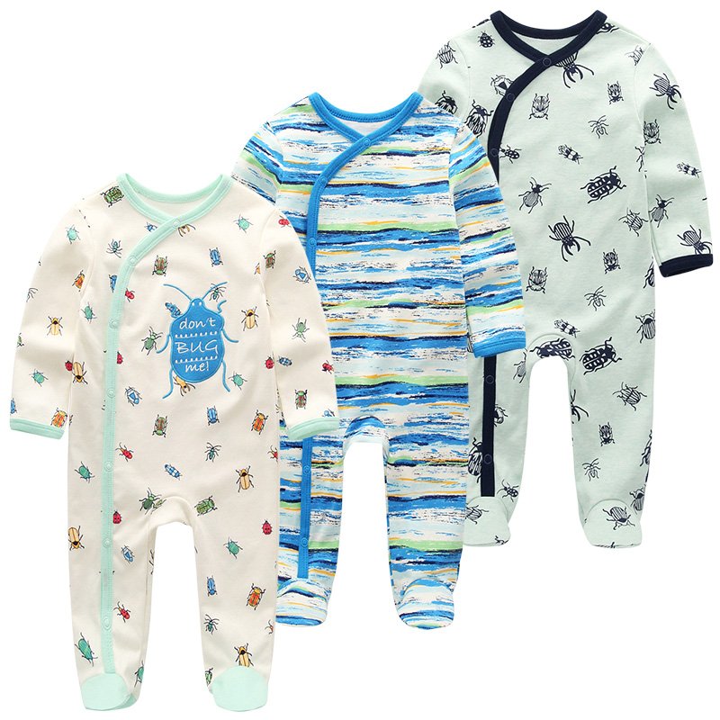 3pcs/lots 11models baby romper Pajamas bodysuits infant sleeper baby sleepsuit clothing clothes