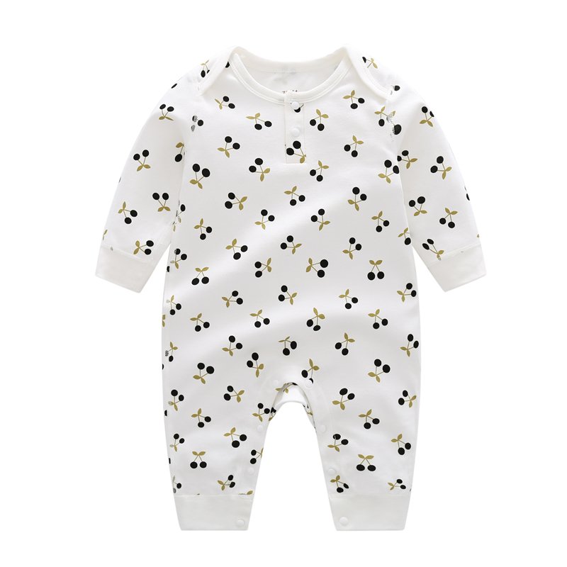 Manufacturer Wholesale Boutique Baby Clothes Baby Boys' Romper Newborn Clothing Print Organic Cotton Full Unisex 100% Cotton