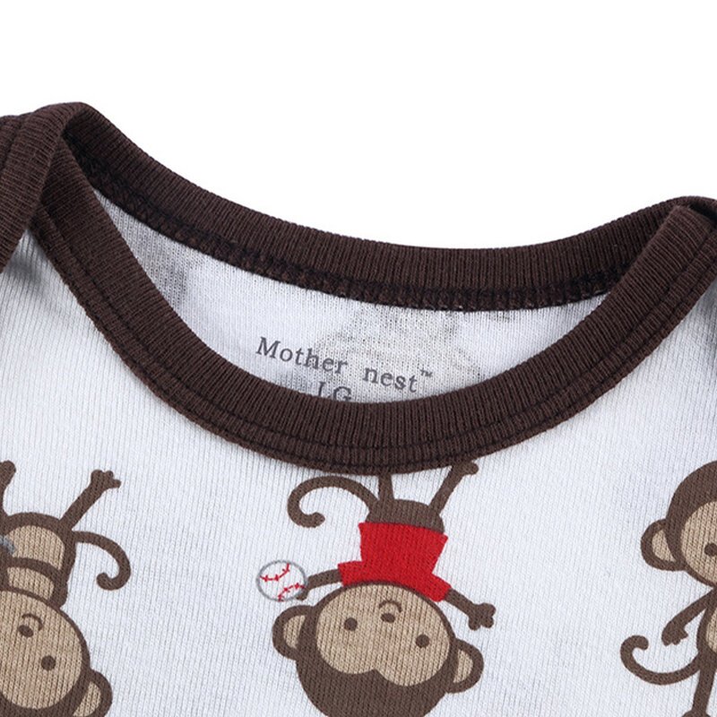 Wholesale Custom Print Short Sleeve Jumpsuit Rompers for Baby Girls and Boys 100% Cotton Newborn Clothes for Summer and Winter