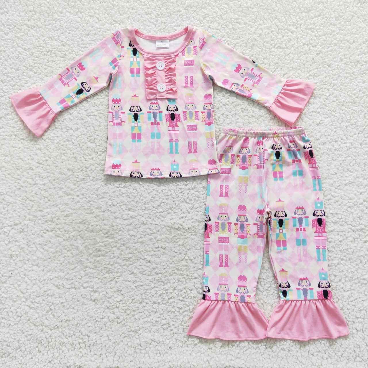 Christmas Cartoon Cute Little Girls Boys 2 Pieces Outfits Baby Bubble Romper Sibling Wholesale Kids Clothing Styles