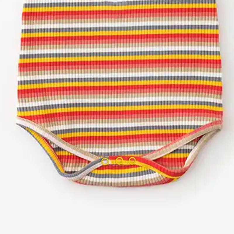 Wholesale Summer Sleeveless Baby Clothes Organic Bamboo Pajamas 100% Cotton Soft Newborn Solid Custom Printing Baby Rompers