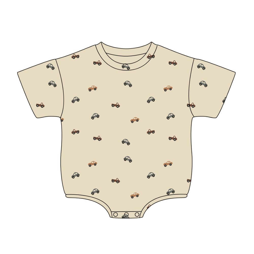Hot sell jersey cotton underwater adventures short sleeve cute baby rompers for summer