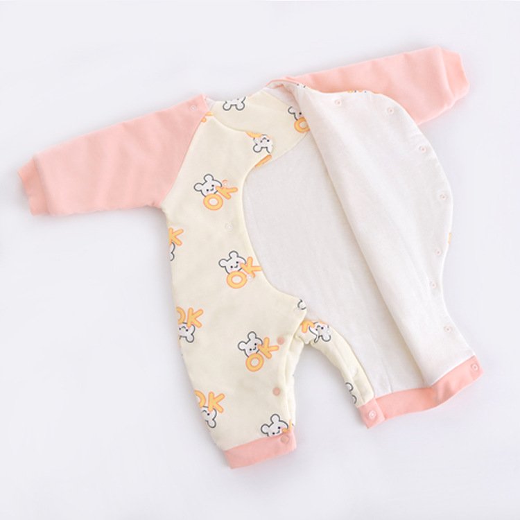Newborn baby rompers baby cotton pajamas spring and autumn long sleeve baby romper