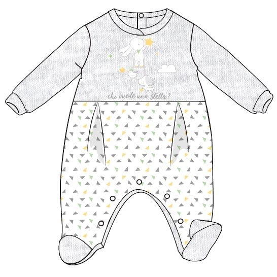 Excellent Wholesale Ellepi Brand 100% Cotton Printed And Embroidered Cute Unisex Jersey Baby Rompers
