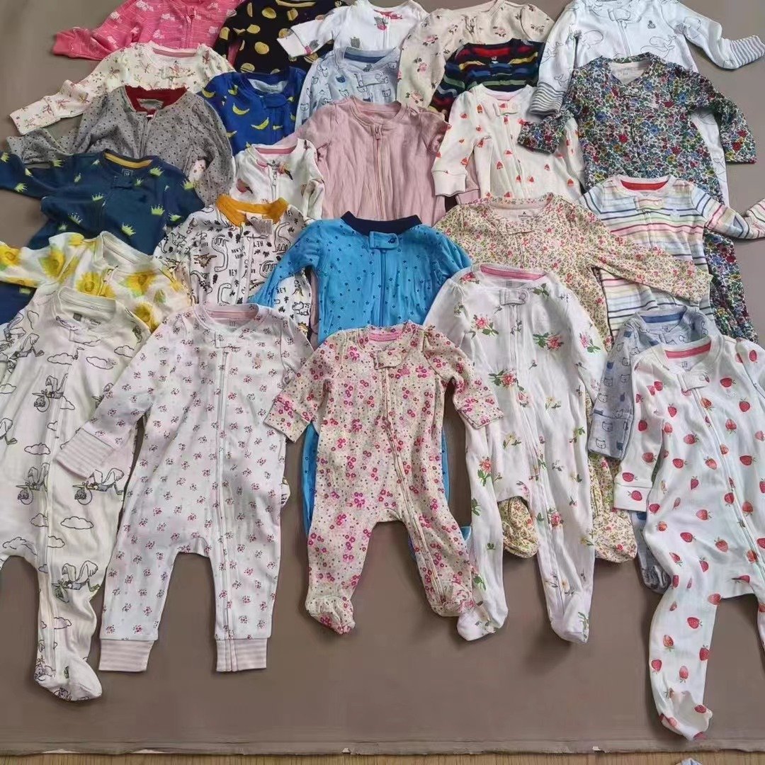 baby romper baby cotton romper with zipper long sleeve baby jumpsuit footed romper