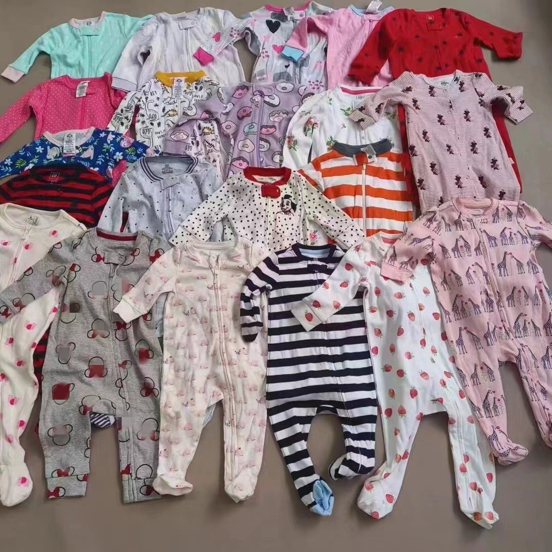 baby romper baby cotton romper with zipper long sleeve baby jumpsuit footed romper