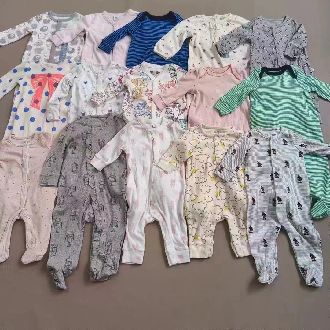 baby romper baby cotton romper with zipper long sleeve baby jumpsuit footed romper