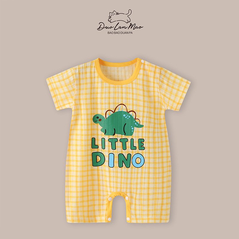 Custom 0-12 month Newborn Baby Clothes Infants Boys' Girls' Wears Clothing Summer Babies Romper Cotton Toddler Jumpsuit