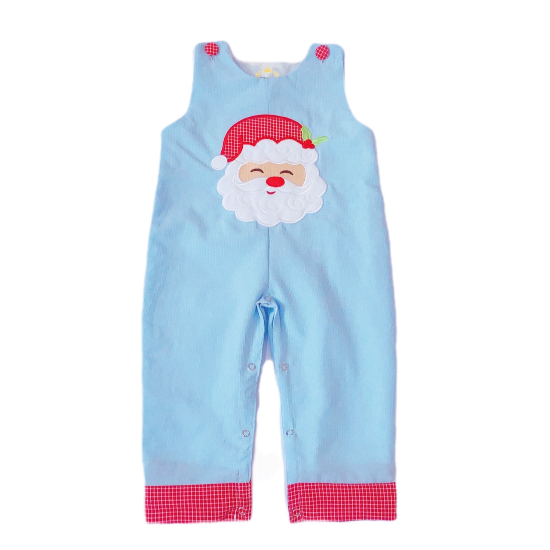 Yihui ODM OEM custom Children's Boutique Winter Christmas Tree Overalls Toddler matching clothing romper baby Romper