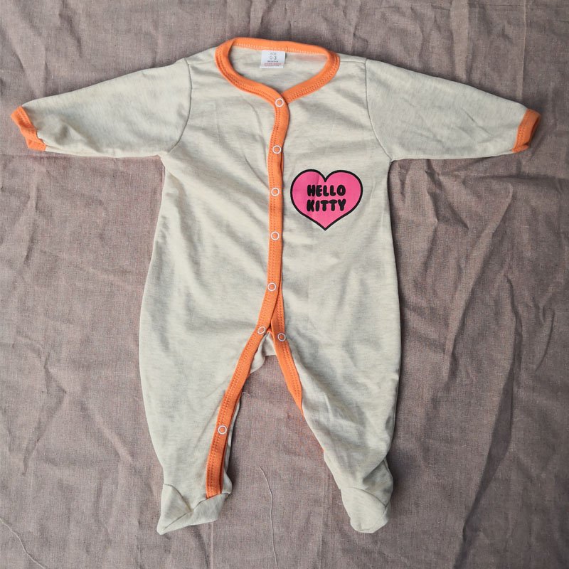 Baby Rompers Set Printed Cotton Baby Knitting Jumpsuit Footed Coverall Sleep and Play Suits Baby Footed Pajamas