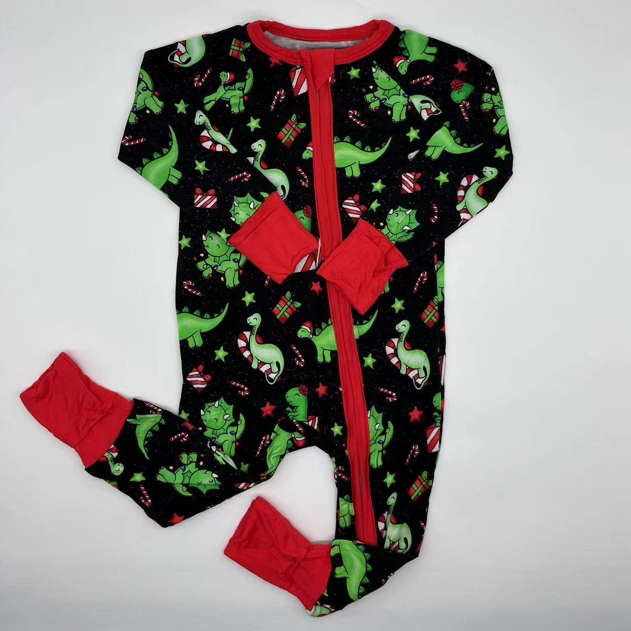 Delicate summer unisex bamboo spandex custom printed long sleeves newborn baby rompers