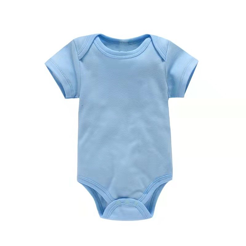 Custom GOTS Organic Hot Sale Baby Romper Short-Sleeve 100% Cotton/Organic Cotton Baby Boys and Girls clothes