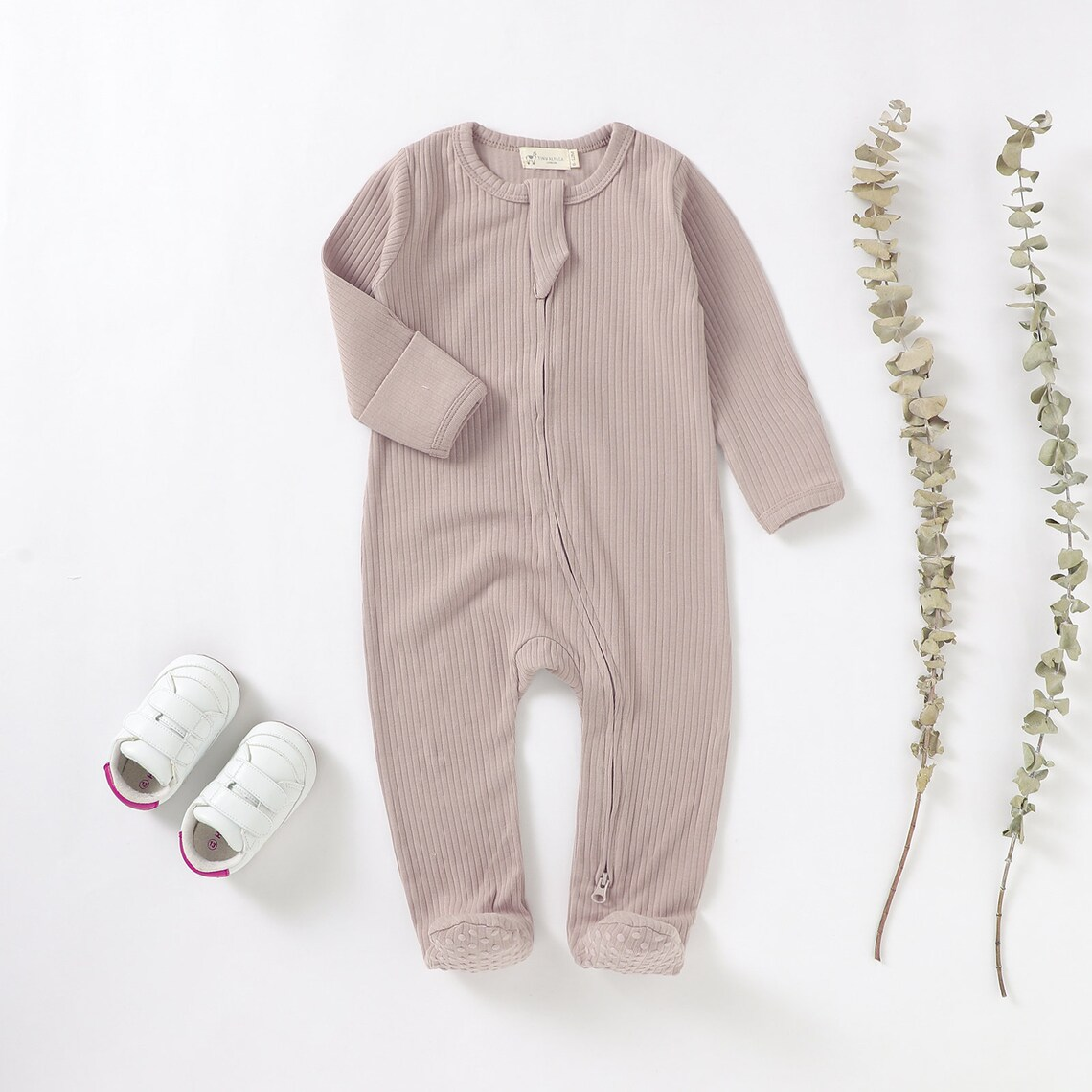 organic cotton newborn sleepsuits 0-2 years gender newtral baby clothes baby shower romper sleepsuits