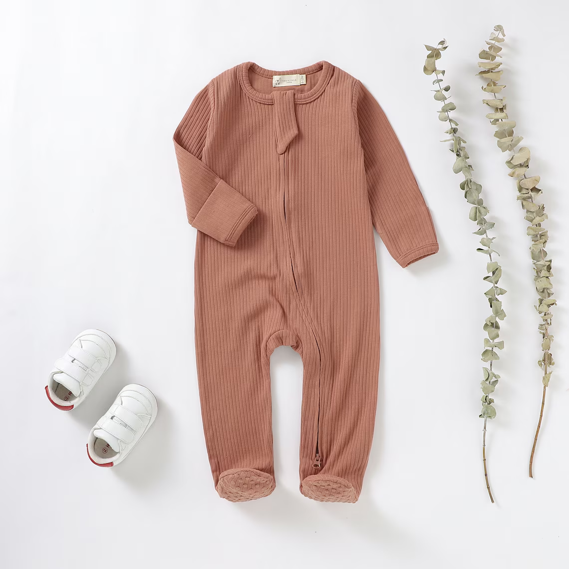 organic cotton newborn sleepsuits 0-2 years gender newtral baby clothes baby shower romper sleepsuits