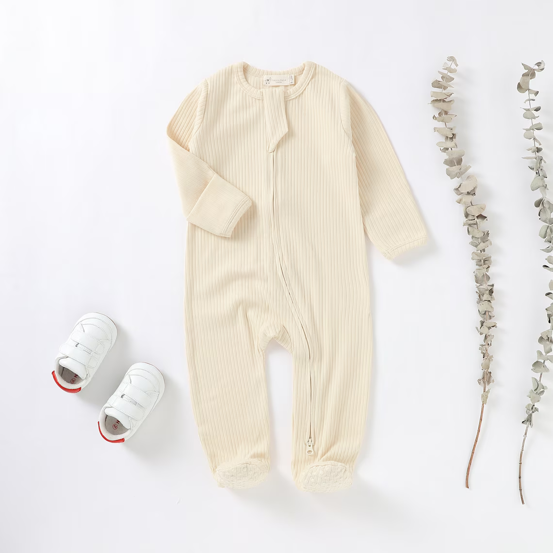 organic cotton newborn sleepsuits 0-2 years gender newtral baby clothes baby shower romper sleepsuits