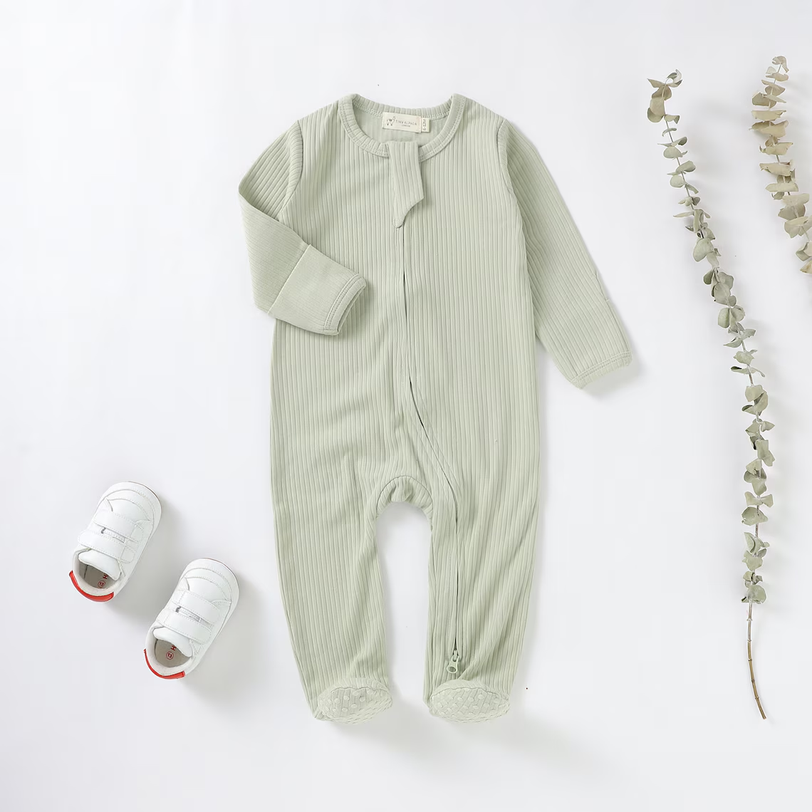 organic cotton newborn sleepsuits 0-2 years gender newtral baby clothes baby shower romper sleepsuits