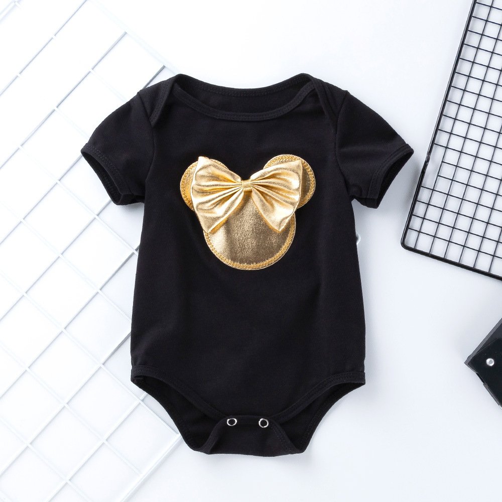 2022 New Children's Short Sleeve Suit Summer Cartoon Baby Clothing Girl's Clothing Baby Rompers
