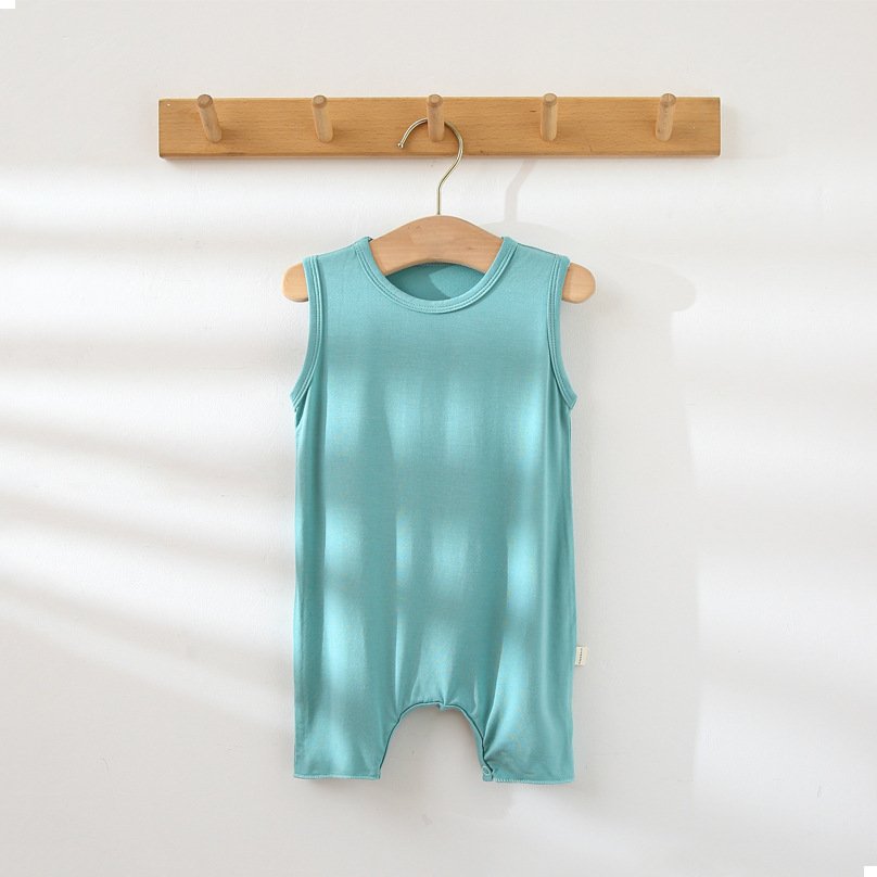Hongbo summer baby jumpsuit cheap 95%bamboo 5 spandex infant apparel wholesale new born baby romper sets 0-3 months for girls