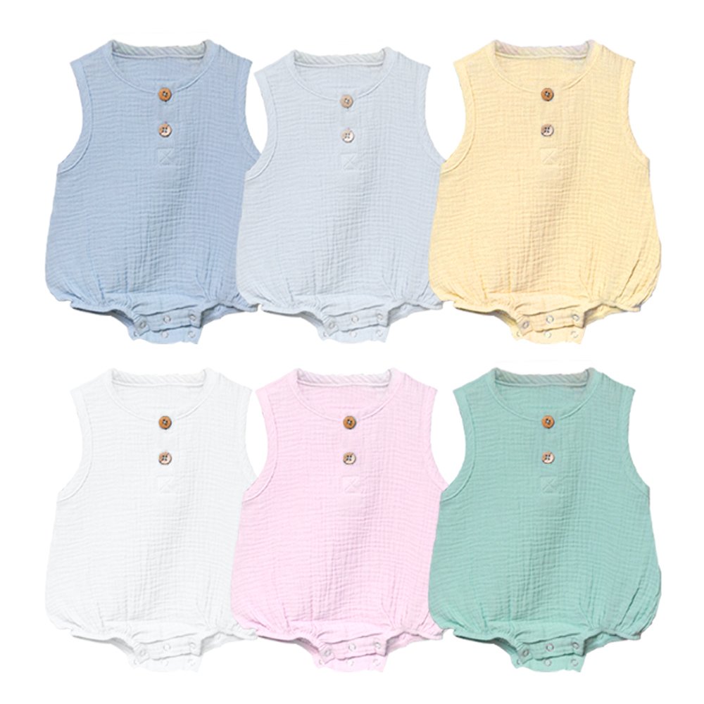2-3 packs solid baby rompers summer baby rompers cool clothes boy bodysuit