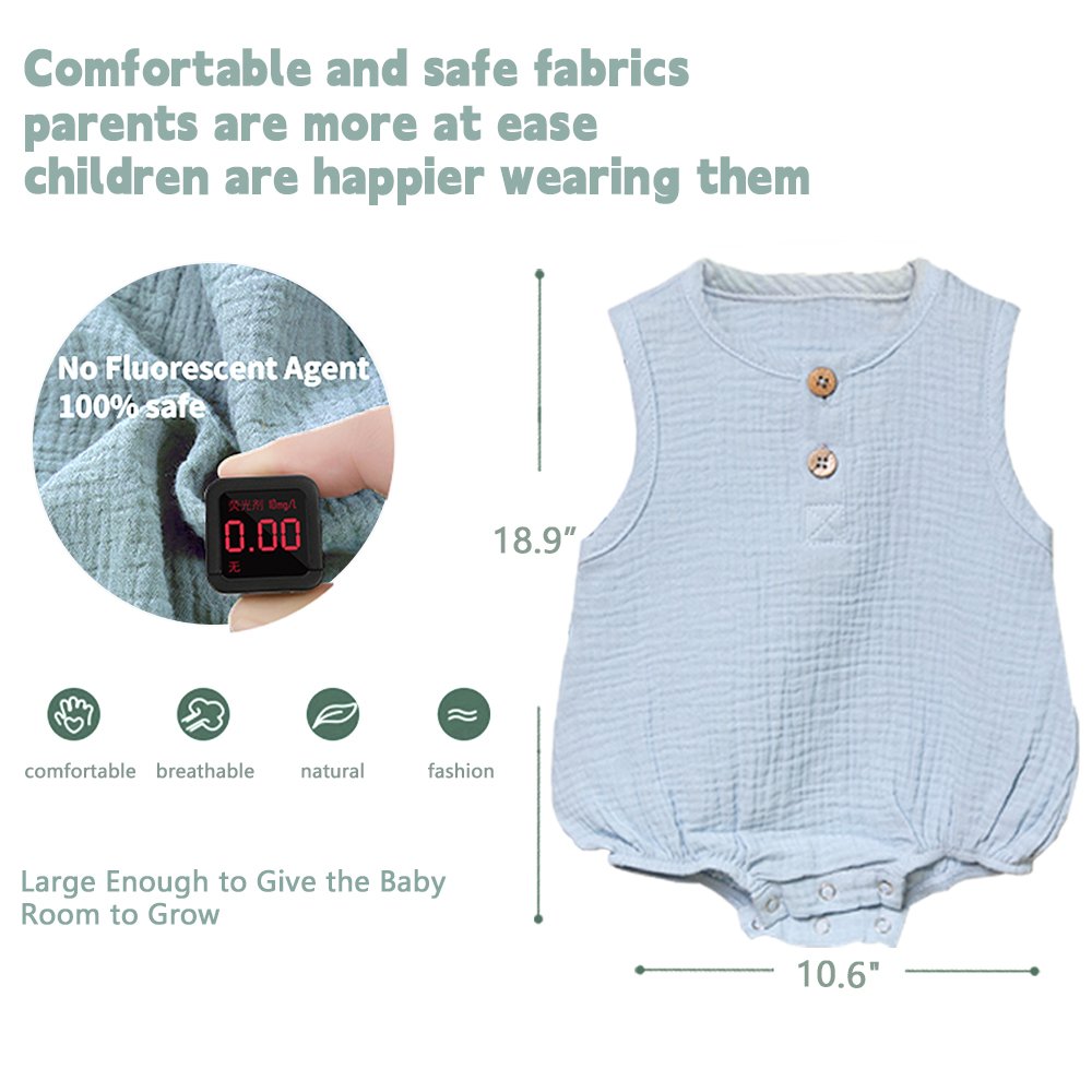 2-3 packs solid baby rompers summer baby rompers cool clothes boy bodysuit