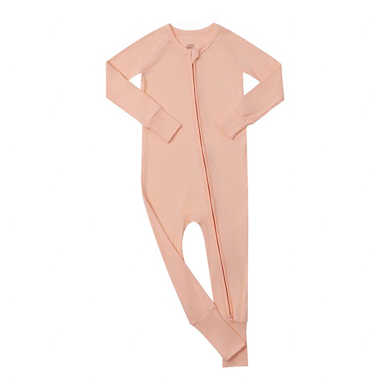 Sublimation Bamboo baby clothes onesie dual zipper fold over new born baby romper baby girl clothes ropa de bebe Little Sleepers