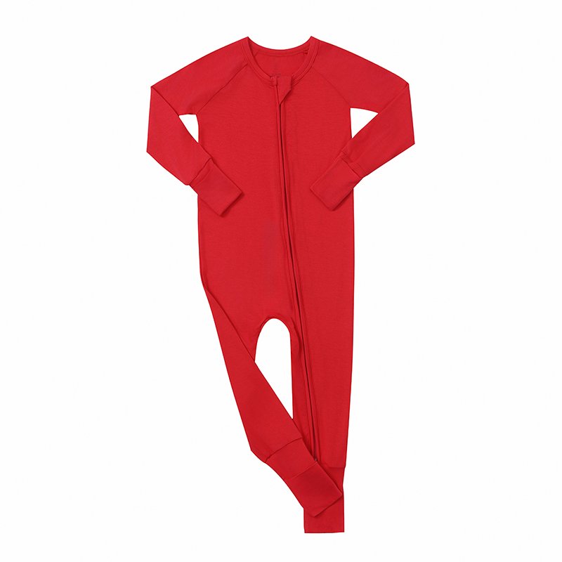 Sublimation Bamboo baby clothes onesie dual zipper fold over new born baby romper baby girl clothes ropa de bebe Little Sleepers