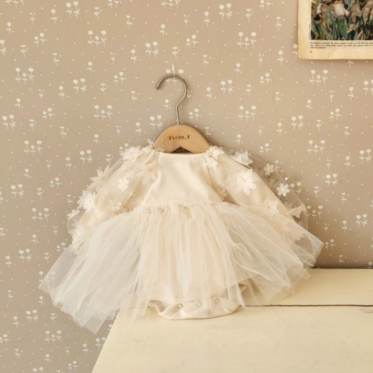 Ins Infant Girls Lace Tutu Bubble Floral Birthday Cotton Outdoor Bodysuit Dress Clothes Baby Princess Romper