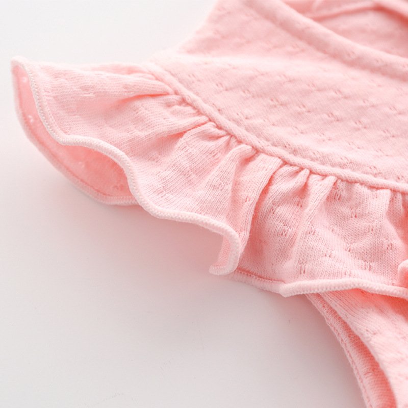 Summer Cotton Baby Jumper Soft Breathable Summer Climbing Clothes for Newborns Baby Rompers