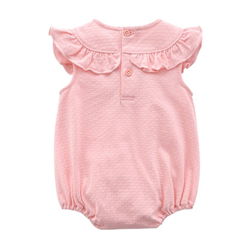 Summer Cotton Baby Jumper Soft Breathable Summer Climbing Clothes for Newborns Baby Rompers