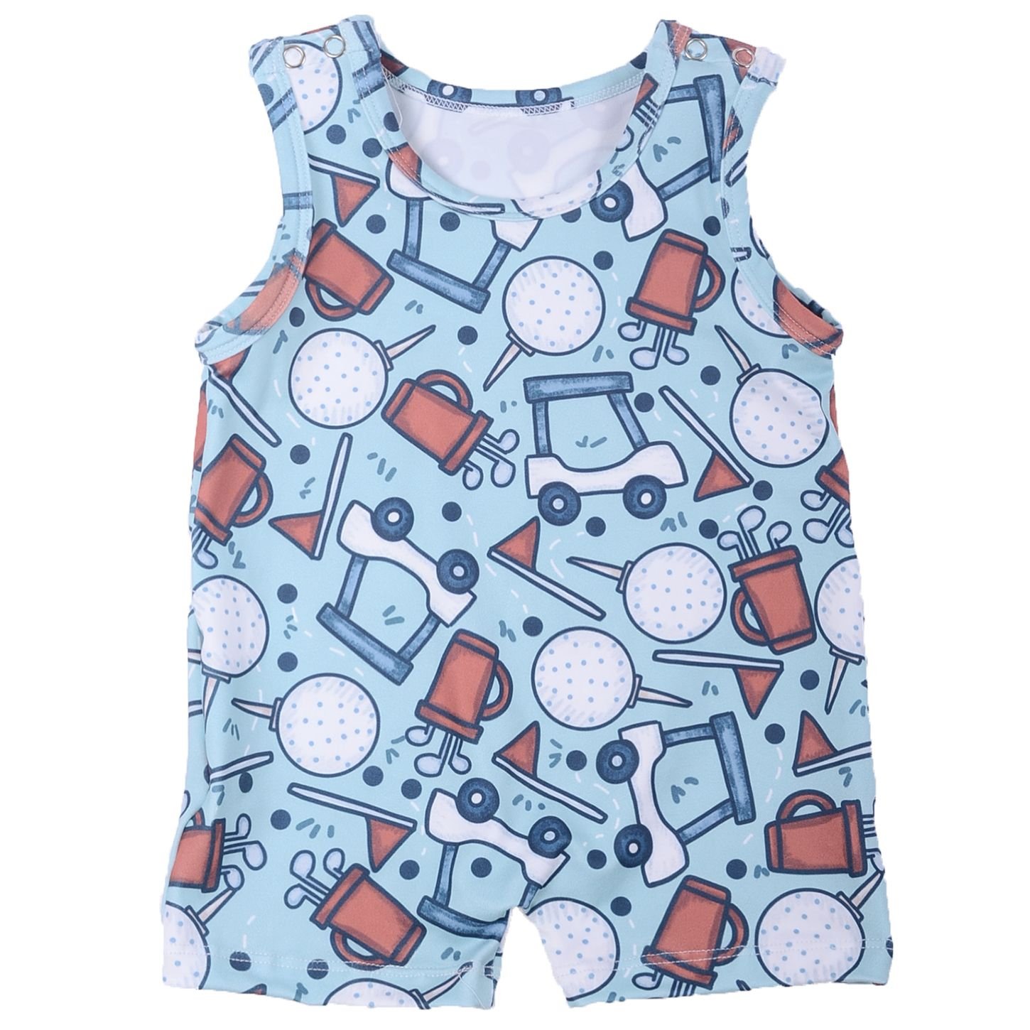 Newborn Sleeveless Baby Summer Jumpsuit Girl Boys Romper clothes printing snaps Vest Baby boy Rompers