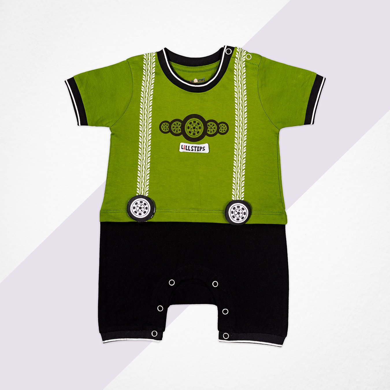 Wholesale Baby Rompers from LiLLSTEPS India Best Prices on Branded Cotton Knitted Fabric Apparel for Babies